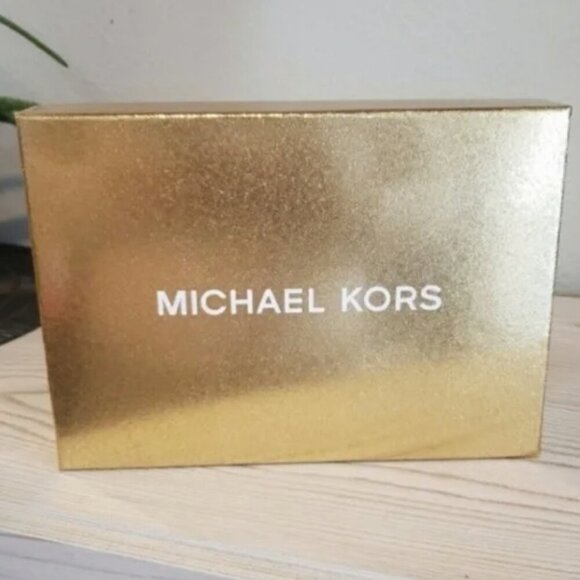 Michael Kors Black Dark Gray Belt Bag Logo Signature NWT Gift Box - Picture 6 of 7